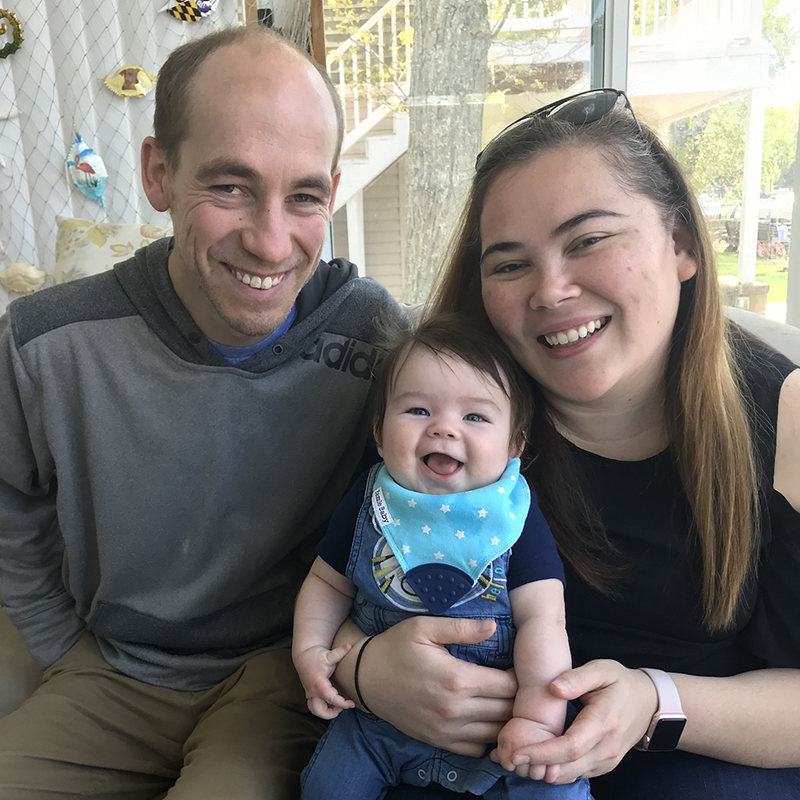 baby Neiman and parents